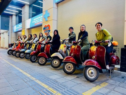 “A fun, breezy way to soak in the sights, sounds, and flavors of the city, one Vespa ride at a time.”
